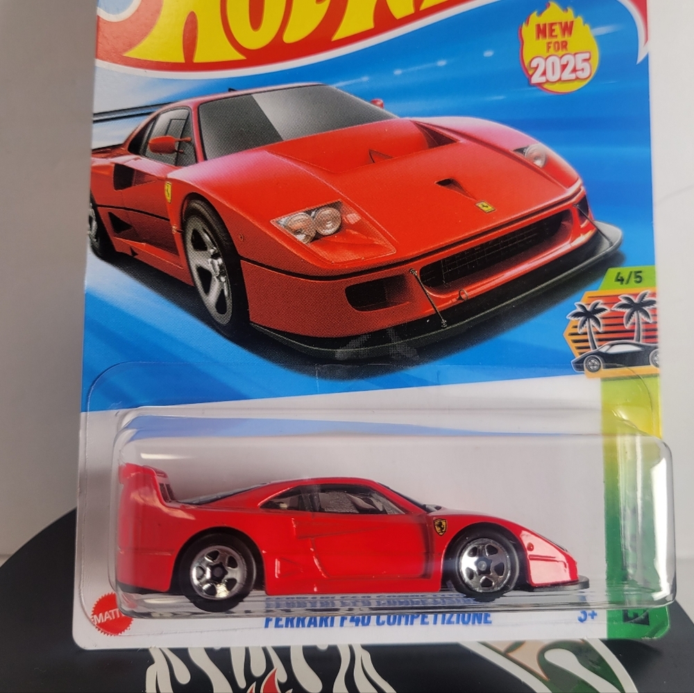 Hot Wheels Red Ferrari F40 Competizione Toy Car